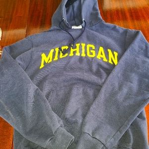 MICHIGAN HOODIE GO BLUE
